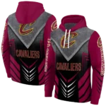 cleveland-cavaliers-armored-chevron-wine-black-hoodie-best-selling.webp