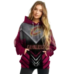 cleveland-cavaliers-armored-chevron-wine-black-hoodie-best-selling.webp