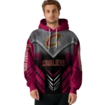 cleveland-cavaliers-armored-chevron-wine-black-hoodie-best-selling.webp