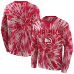 atlanta-hawks-tie-dye-pattern-red-hoodie-best-selling