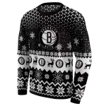 brooklyn-nets-reindeer-motif-black-hoodie-best-selling