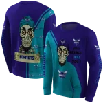 charlotte-hornets-achmed-skull-teal-hoodie-best-selling