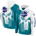 charlotte-hornets-graphic-punisher-teal-white-hoodie-best-selling