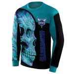 charlotte-hornets-skull-motif-teal-black-hoodie-best-selling