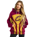 cleveland-cavaliers-concentric-lines-wine-black-hoodie-best-selling