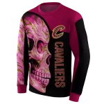 cleveland-cavaliers-skull-motif-wine-black-hoodie-best-selling