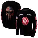 custom-atlanta-hawks-punisher-skull-black-hoodie-best-selling