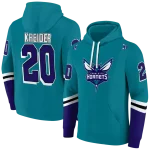 custom-charlotte-hornets-striped-sleeves-teal-hoodie-best-selling