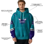 custom-charlotte-hornets-striped-sleeves-teal-hoodie-best-selling