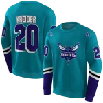 custom-charlotte-hornets-striped-sleeves-teal-hoodie-best-selling