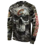custom-cleveland-cavaliers-camo-skull-hoodie-best-selling