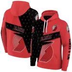 custom-portland-trail-blazers-abstract-shape-red-hoodie-best-selling