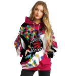 custom-toronto-raptors-puzzle-pieces-red-hoodie-best-selling