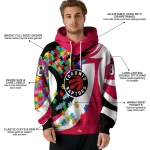 custom-toronto-raptors-puzzle-pieces-red-hoodie-best-selling