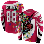 custom-toronto-raptors-puzzle-pieces-red-hoodie-best-selling