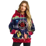 custom-toronto-raptors-spongebob-patrick-star-red-navy-hoodie-best-selling