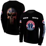 custom-washington-wizards-punisher-skull-black-hoodie-best-selling