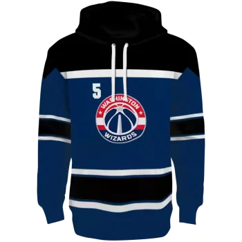 Washington Wizards Hoodie - Blue Striped – Custom NBA Fan Gear