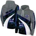 customized-charlotte-hornets-hexagonal-mesh-teal-black-gray-hoodie-best-selling