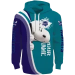 Charlotte Hornets Hoodie - Custom Snoopy Teal – Unique Fan Gear
