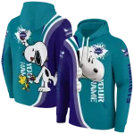 customized-charlotte-hornets-peeking-snoopy-teal-hoodie-best-selling