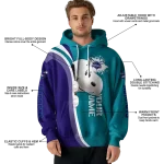 customized-charlotte-hornets-peeking-snoopy-teal-hoodie-best-selling