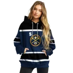 customized-denver-nuggets-striped-pattern-blue-hoodie-best-selling