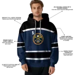 customized-denver-nuggets-striped-pattern-blue-hoodie-best-selling