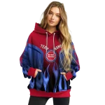 customized-detroit-pistons-flame-design-red-hoodie-best-selling