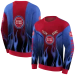 customized-detroit-pistons-flame-design-red-hoodie-best-selling
