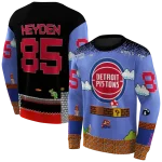 customized-detroit-pistons-mario-blue-black-hoodie-best-selling