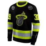 customized-miami-heat-safety-motif-black-neon-green-hoodie-best-selling