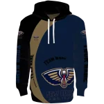 New Orleans Pelicans Hoodie - Minimalist Navy Black Custom
