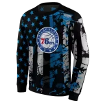 customized-philadelphia-76ers-distressed-flag-blue-black-hoodie-best-selling