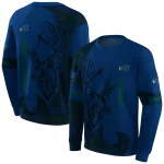 customized-utah-jazz-deer-silhouette-navy-hoodie-best-selling