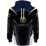 Denver Nuggets Hoodie - Blue Black Futuristic Pattern – NBA Gear