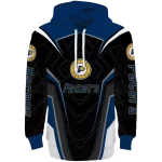 Indiana Pacers Hoodie - Blue Black Futuristic – NBA Gear