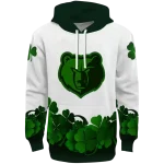 Memphis Grizzlies Hoodie - White Green – Lucky Motif Design