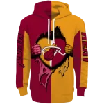 Miami Heat Hoodie - Red with Heartbeat Graphic – NBA Fan Gear