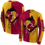 miami-heat-heartbeat-graphic-red-hoodie-best-selling
