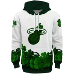 Miami Heat Hoodie - Lucky Motif White & Green – Official NBA Gear