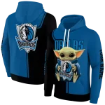 personalized-dallas-mavericks-baby-yoda-blue-black-hoodie-best-selling