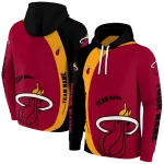 personalized-miami-heat-minimalist-design-red-black-hoodie-best-selling