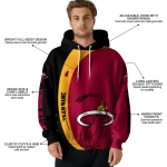 personalized-miami-heat-minimalist-design-red-black-hoodie-best-selling