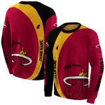 personalized-miami-heat-minimalist-design-red-black-hoodie-best-selling