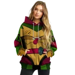 personalized-miami-heat-superhero-armor-red-green-hoodie-best-selling