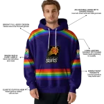 personalized-phoenix-suns-rainbow-stripes-purple-hoodie-best-selling