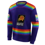 personalized-phoenix-suns-rainbow-stripes-purple-hoodie-best-selling