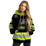 personalized-phoenix-suns-safety-motif-black-neon-green-hoodie-best-selling