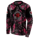 personalized-toronto-raptors-hunting-theme-red-black-hoodie-best-selling